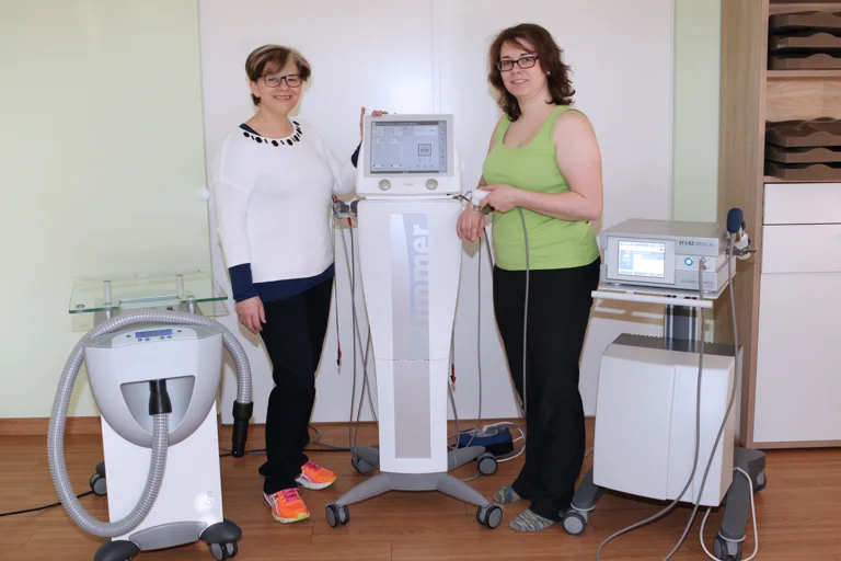 Hier sehen Sie die Therapiegeräte von der Physiotherapie FTZ Lehermeier in Landau an der Isar!