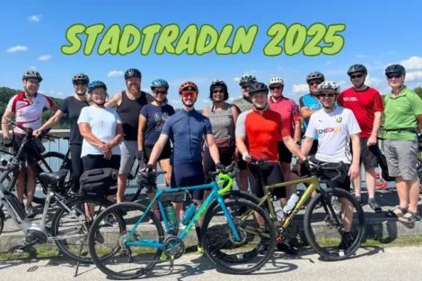 Hier sehen Sie unser Team vom FTZ Lehermeier fürs Stadtradln!