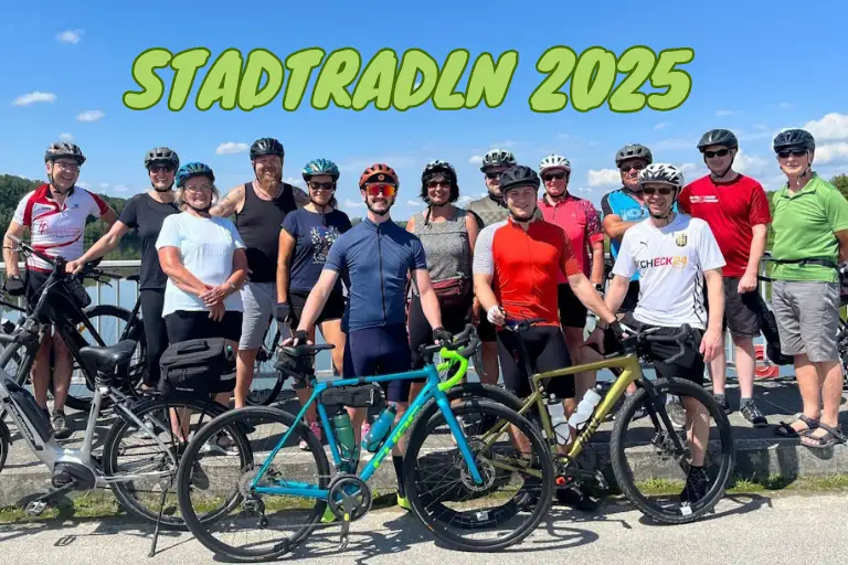 Hier sehen Sie unser Team vom FTZ Lehermeier fürs Stadtradln!